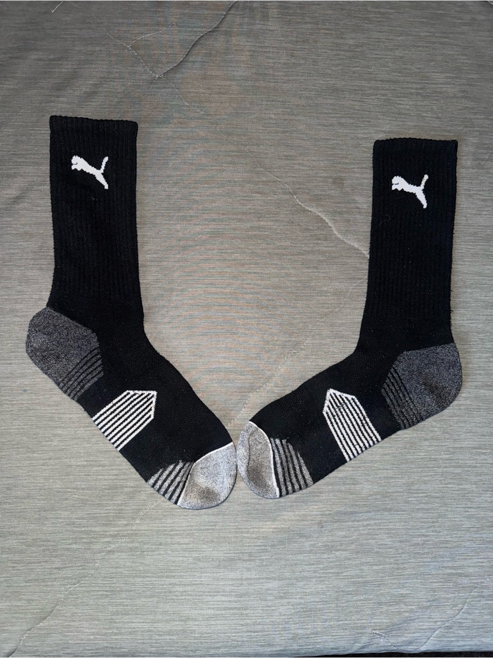 Puma Black Crew Athletic Socks